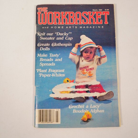 The Workbasket Craft Magazines Lot of 9 - Needlework Crochet & DIY 1981-95 - Picture 12 of 16